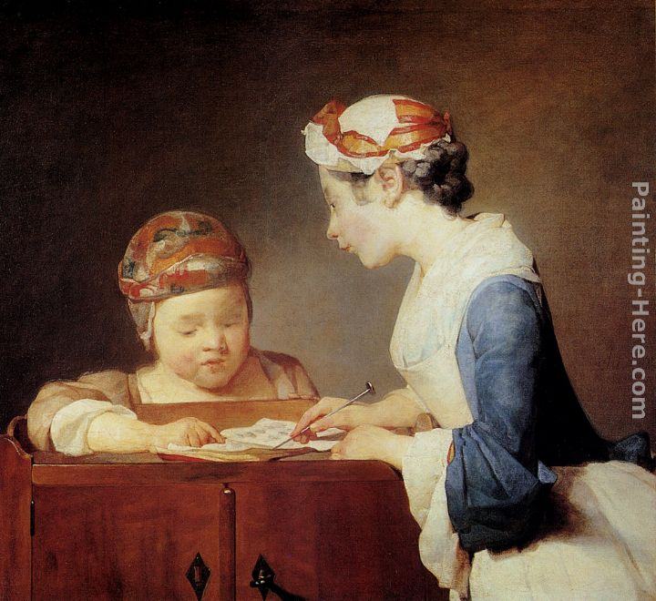 Jean Baptiste Simeon Chardin Canvas Paintings page 6